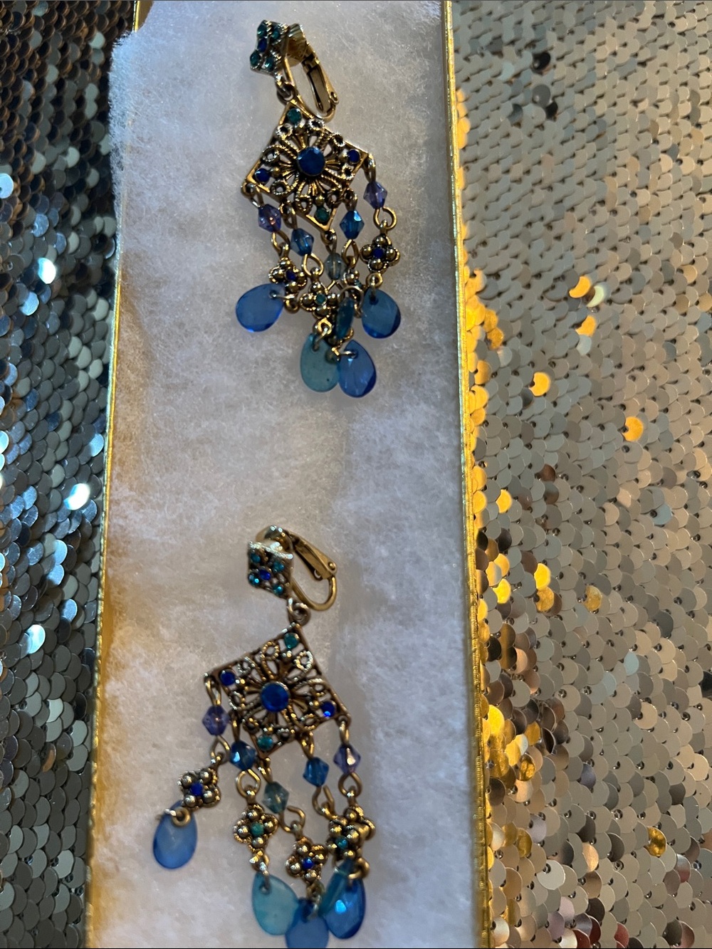 AVON Royal Briolette clip-on Earrings